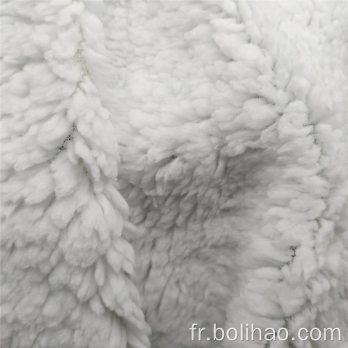 Tissu polaire Sherpa 100% coton polyester